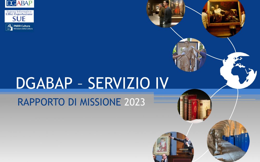 Rapporto di missione Servizio IV DG Abap anno 2023