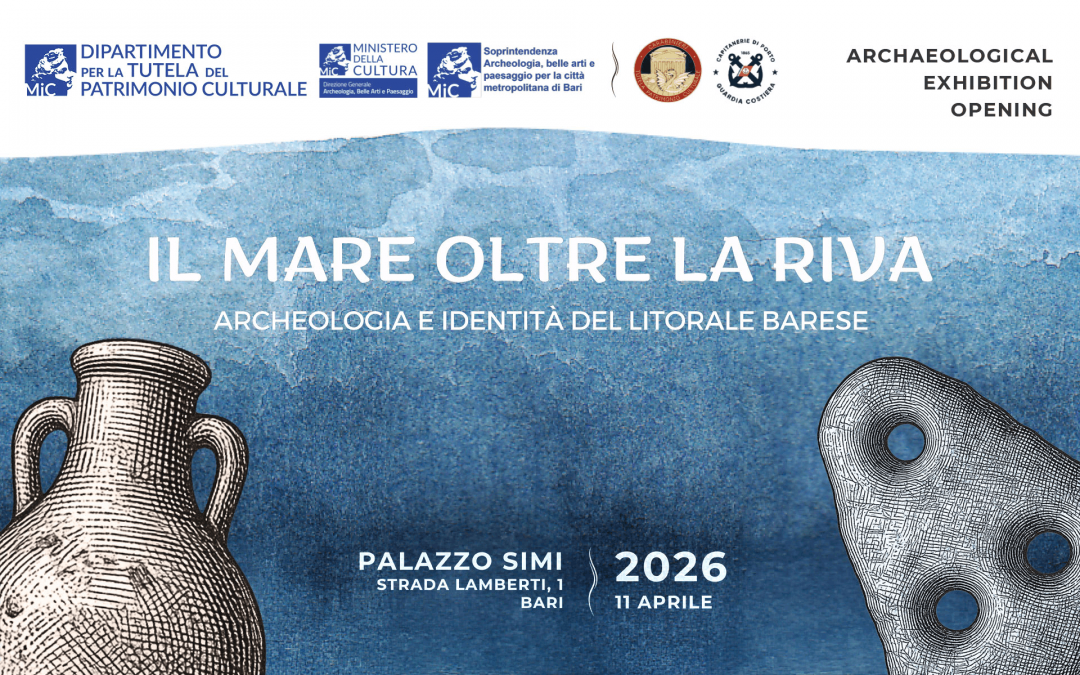 “Il mare oltre la riva”: a Bari l’archeologia subacquea si mette in mostra a Palazzo Simi